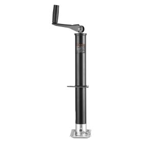 A-Frame Trailer Jack, 2000 lbs Dynamic Load Capacity, Trailer Jack Stand with Handle & Rectangular Footpad, 15-inch Vertical Travel, Suitable for