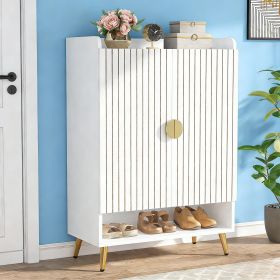 Shoe Cabinet, Shoe Storage Organizer with Adjustable Shelves